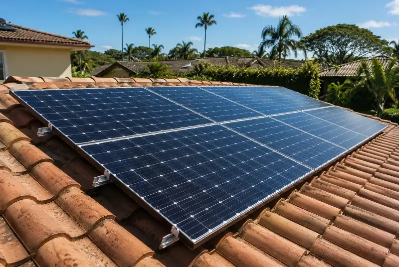 Installation de panneaux solaires à Courléon